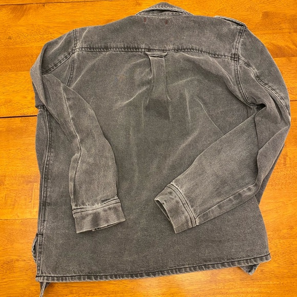 Anthropologie Dear John Gray Denim Jacket - Picture 4 of 6